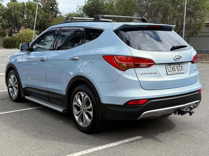 2013 Hyundai Santa Fe Highlander DM MY14 4X4 On Demand Creamy White