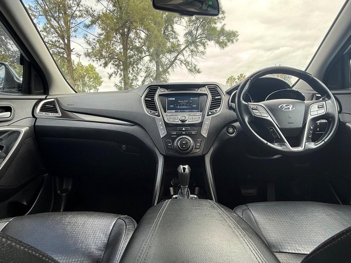 2013 Hyundai Santa Fe Highlander DM MY14 4X4 On Demand Creamy White