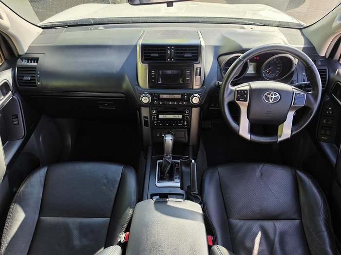 2013 Toyota Landcruiser Prado GXL KDJ150R 4X4 Constant Glacier White