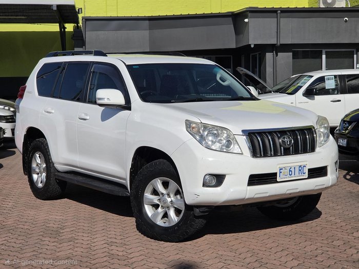 2013 Toyota Landcruiser Prado GXL KDJ150R 4X4 Constant Glacier White