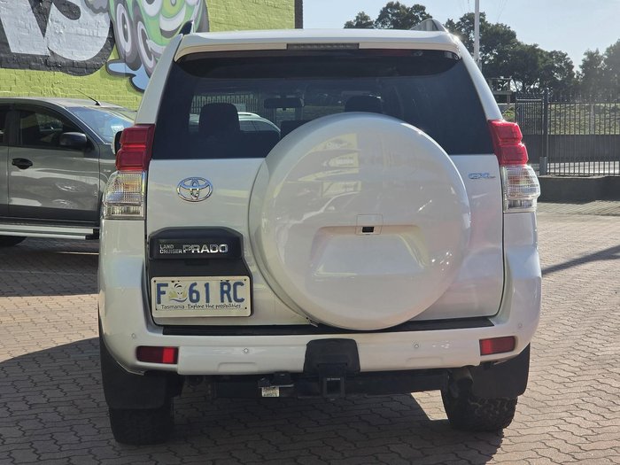 2013 Toyota Landcruiser Prado GXL KDJ150R 4X4 Constant Glacier White