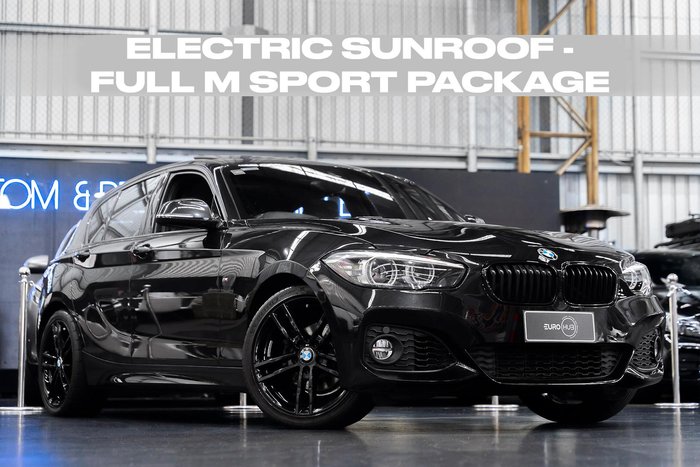 2019 BMW 1 Series 118i M Sport F20 LCI-2 Black Sapphire