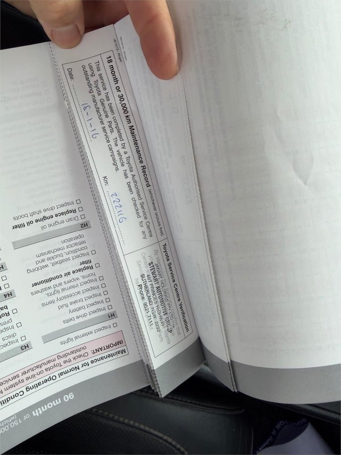 2014 TOYOTA KLUGER GXL (4x2) GSU50R Grey