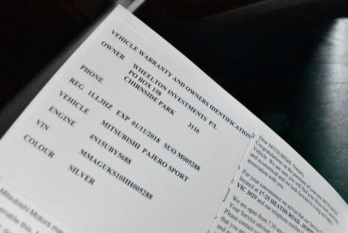 2017 Mitsubishi Pajero Sport GLS