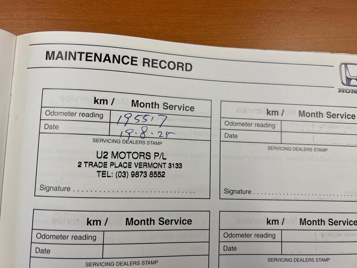 2000 Honda Odyssey 2nd Gen Super Marine Blue