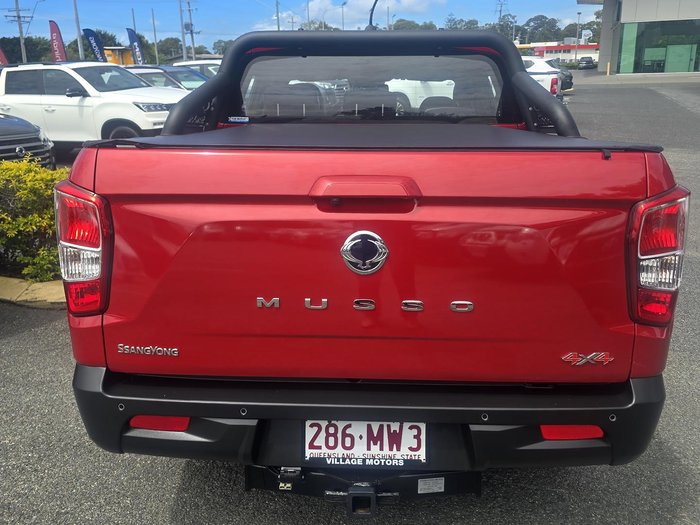 2022 SsangYong Musso Ultimate Luxury Q215 MY21 4X4 Dual Range Indian Red