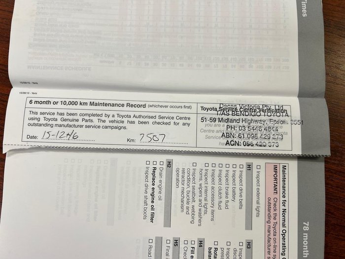 2016 Toyota Yaris Ascent NCP130R Graphite