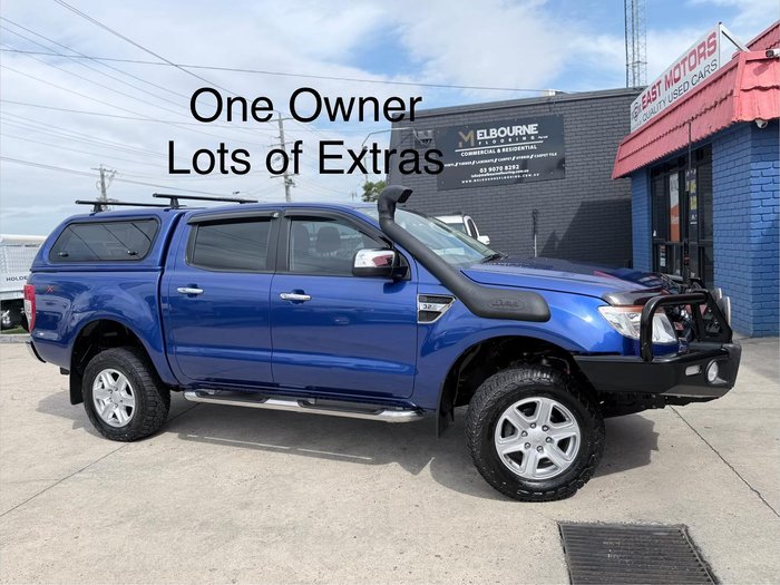 2015 Ford Ranger XLT PX 4X4 Dual Range Aurora Blue