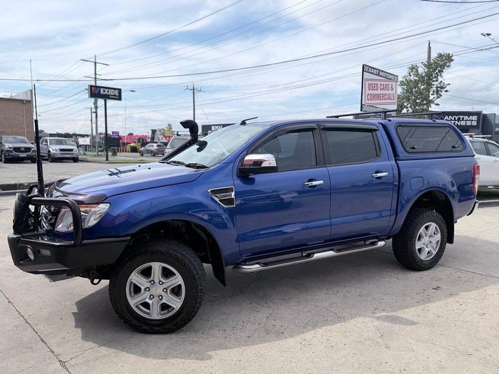 2015 Ford Ranger XLT PX 4X4 Dual Range Aurora Blue