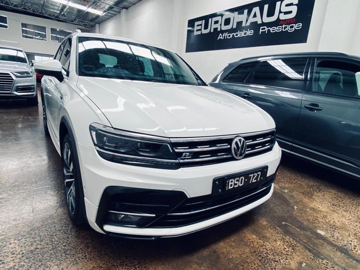 2017 Volkswagen Tiguan 162TSI Highline 5N MY18 Four Wheel Drive Pure White