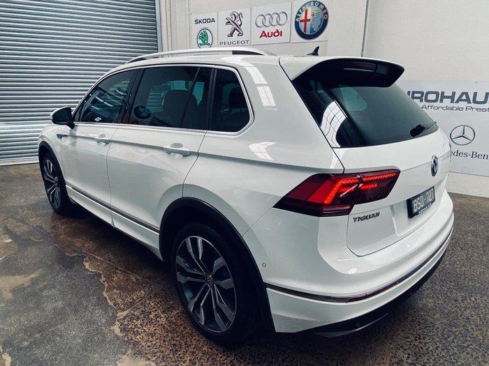 2017 Volkswagen Tiguan 162TSI Highline 5N MY18 Four Wheel Drive Pure White