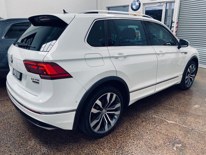 2017 Volkswagen Tiguan 162TSI Highline 5N MY18 Four Wheel Drive Pure White