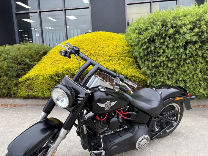 2017 HARLEY-DAVIDSON FLSTFB FAT BOY LO Black