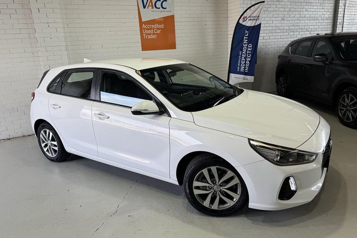 2018 Hyundai i30 Active PD MY18 Polar White