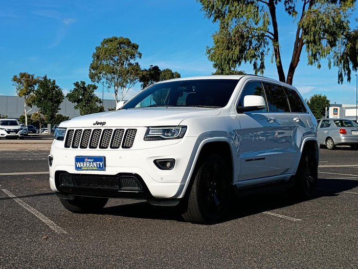 2015 Jeep Grand Cherokee Blackhawk WK MY15 4X4 Dual Range Bright White