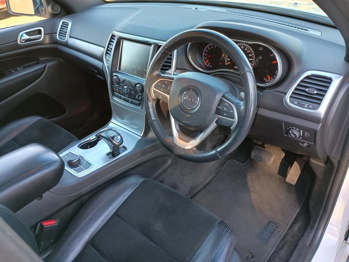 2015 Jeep Grand Cherokee Blackhawk WK MY15 4X4 Dual Range Bright White