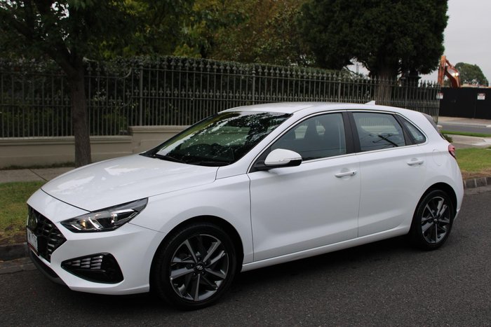 2022 Hyundai i30 Elite PD.V4 MY22 Polar White