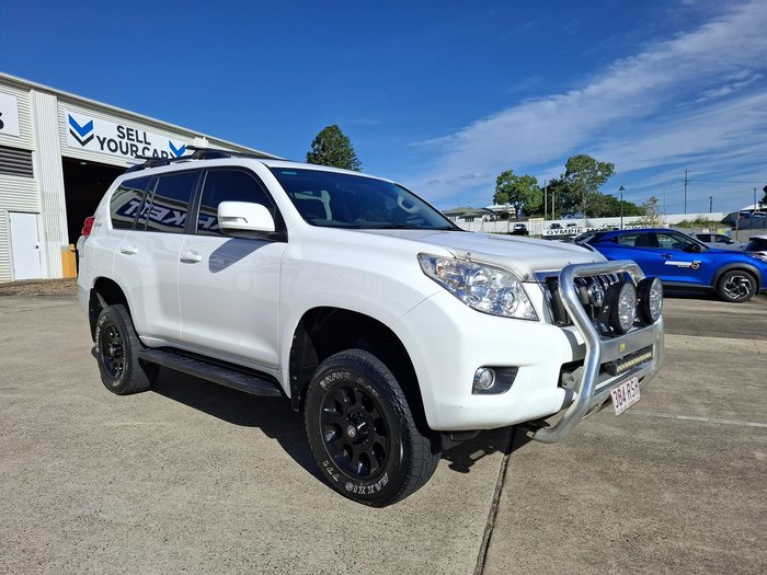 2011 Toyota Landcruiser Prado GXL GRJ150R 4X4 Constant Glacier White