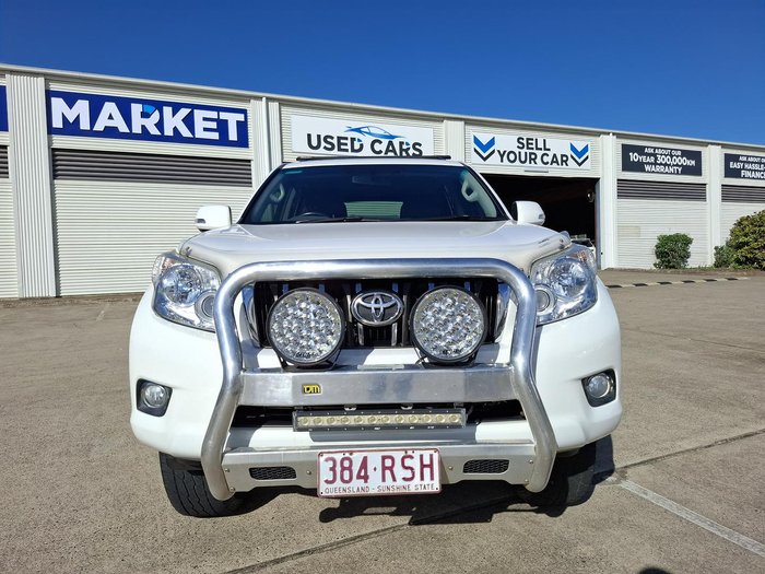 2011 Toyota Landcruiser Prado GXL GRJ150R 4X4 Constant Glacier White