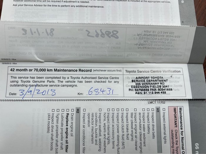 2014 Toyota Hilux SR5 KUN26R MY14 4X4 Dual Range Metal Storm