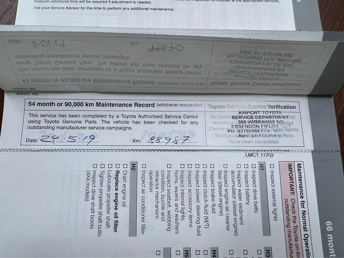 2014 Toyota Hilux SR5 KUN26R MY14 4X4 Dual Range Metal Storm