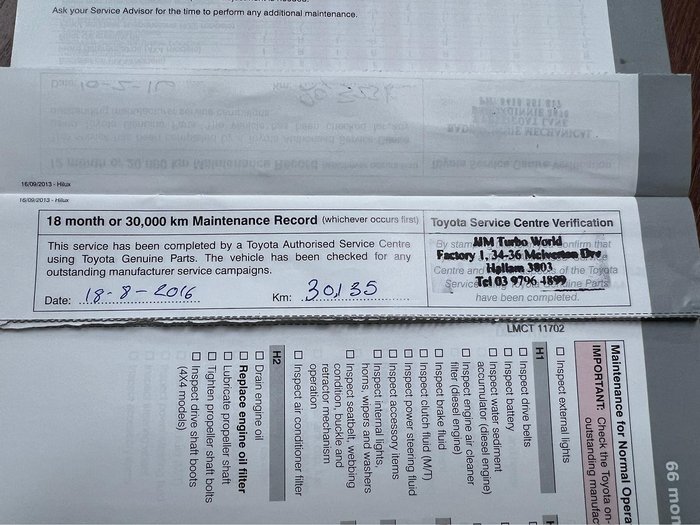 2014 Toyota Hilux SR5 KUN26R MY14 4X4 Dual Range Metal Storm