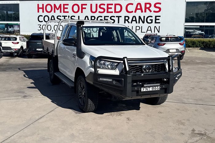 2024 Toyota Hilux SR GUN126R 4X4 Dual Range Glacier White
