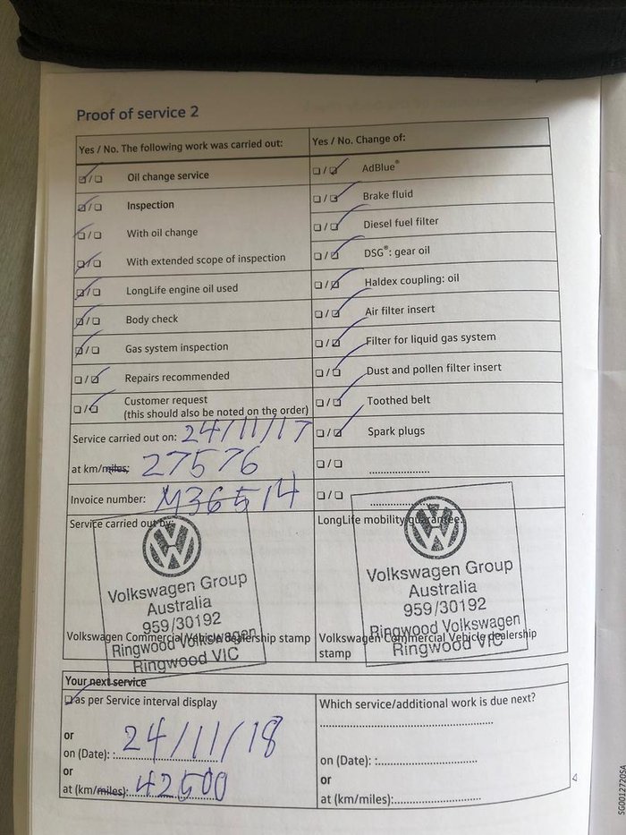 2016 Volkswagen Caddy TSI220 2KN MY16 Candy White