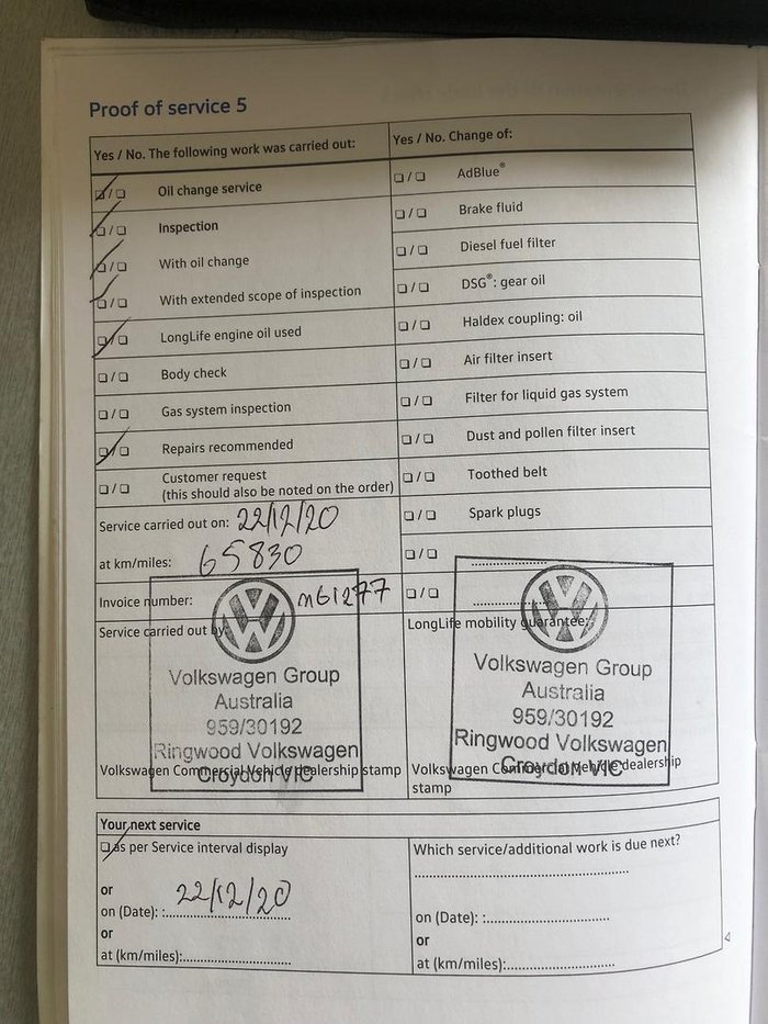 2016 Volkswagen Caddy TSI220 2KN MY16 Candy White