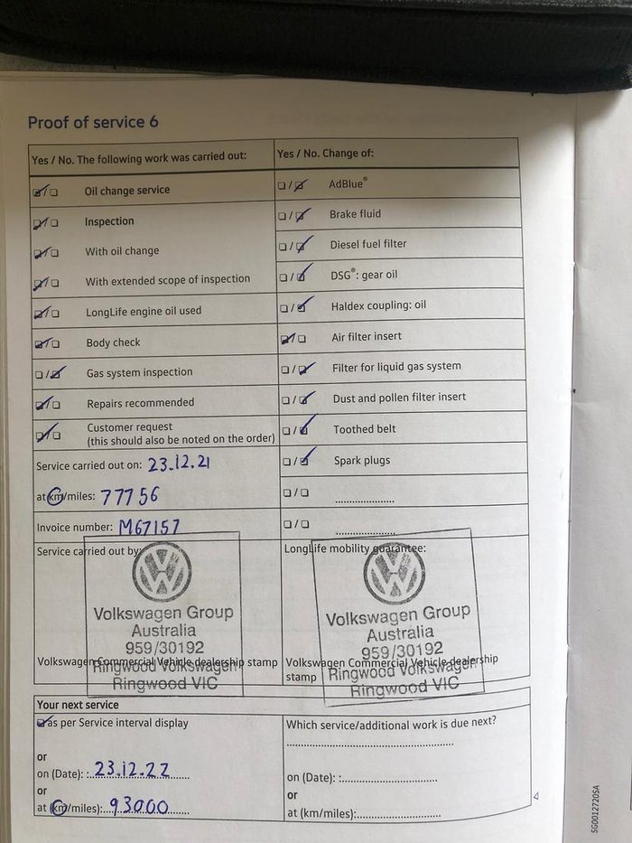 2016 Volkswagen Caddy TSI220 2KN MY16 Candy White