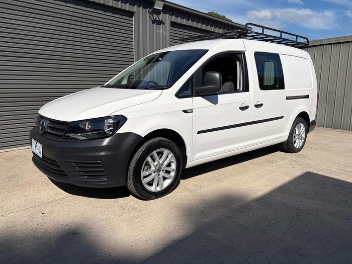 2016 Volkswagen Caddy TSI220 2KN MY16 Candy White
