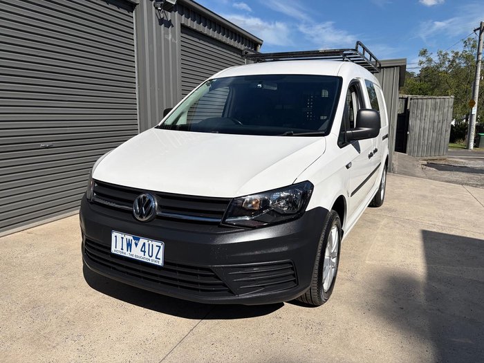 2016 Volkswagen Caddy TSI220 2KN MY16 Candy White