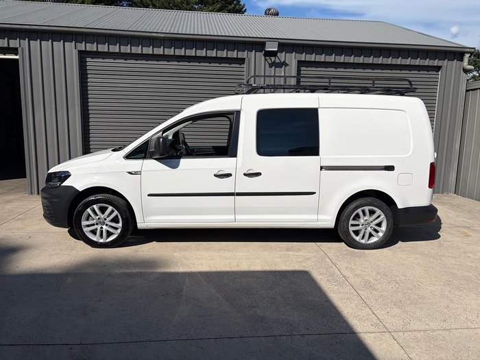 2016 Volkswagen Caddy TSI220 2KN MY16 Candy White