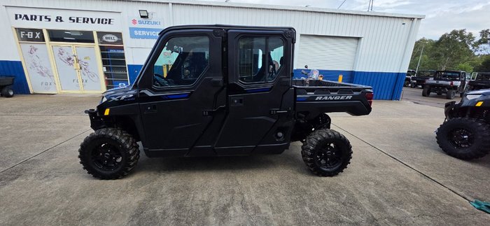 2023 Polaris RANGER XP 1000 CREW NSTAR PREM STEALTH GREY AZURE CRYSTAL