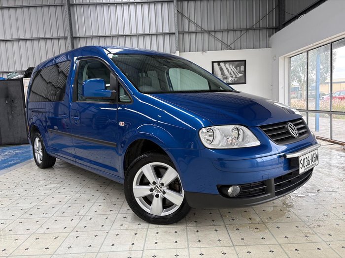 2010 Volkswagen Caddy 2K MY10 Beluga Blue