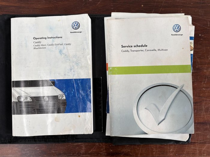 2010 Volkswagen Caddy 2K MY10 Beluga Blue