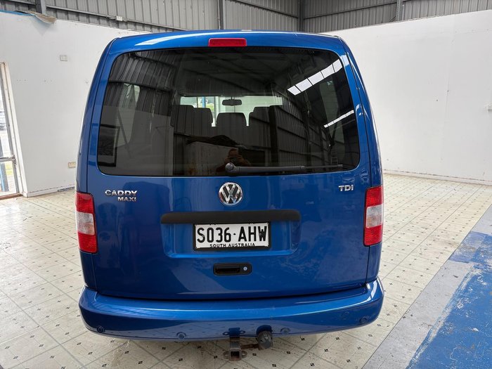 2010 Volkswagen Caddy 2K MY10 Beluga Blue