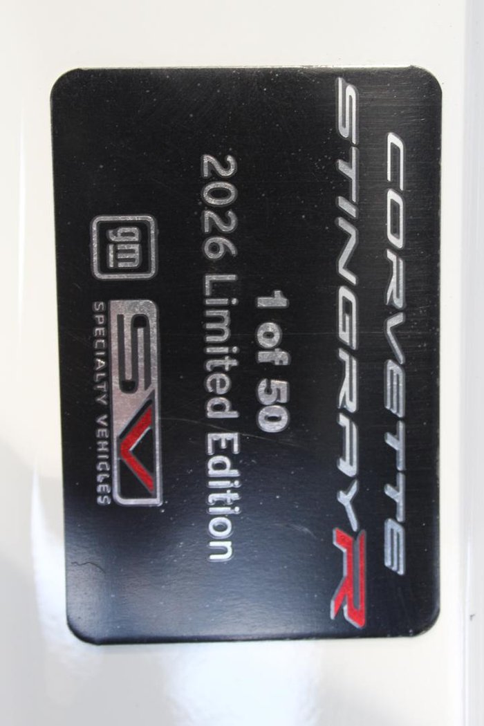 2026 Chevrolet Corvette Stingray 3LT R
