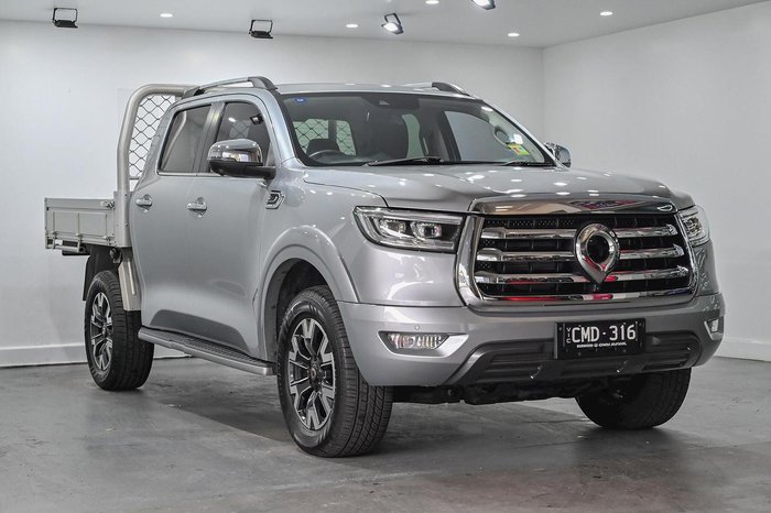 2023 GWM Ute Cannon-L CC NPW 4X4 Dual Range Pittsburgh Silver