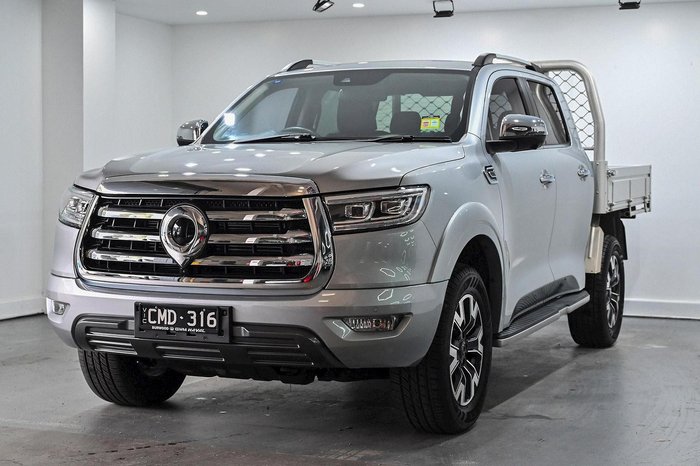 2023 GWM Ute Cannon-L CC NPW 4X4 Dual Range Pittsburgh Silver