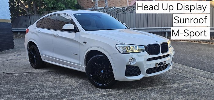 2015 BMW X4 xDrive30d F26 4X4 Constant Alpine White