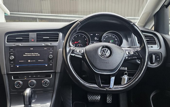 2018 Volkswagen Golf 110TSI Trendline 7.5 MY19 Pure White