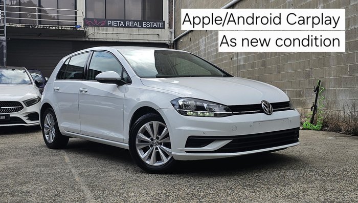 2018 Volkswagen Golf 110TSI Trendline 7.5 MY19 Pure White