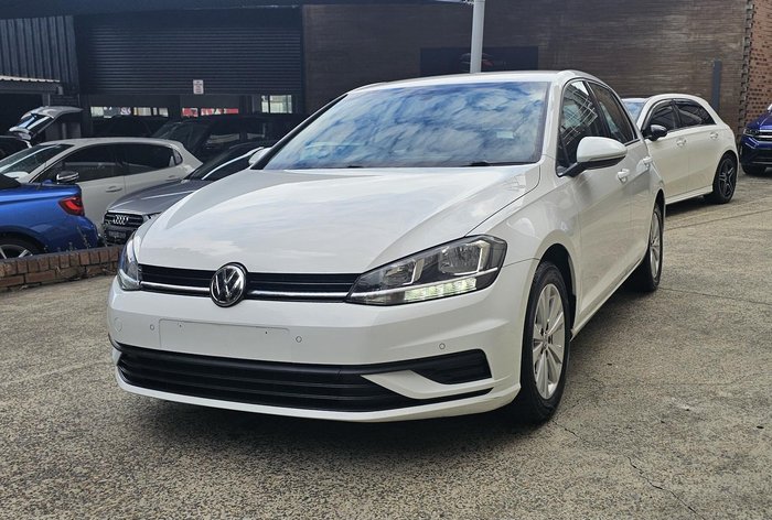 2018 Volkswagen Golf 110TSI Trendline 7.5 MY19 Pure White