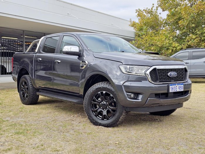 2021 Ford Ranger XLT PX MkIII MY21.75 4X4 Dual Range Meteor Grey