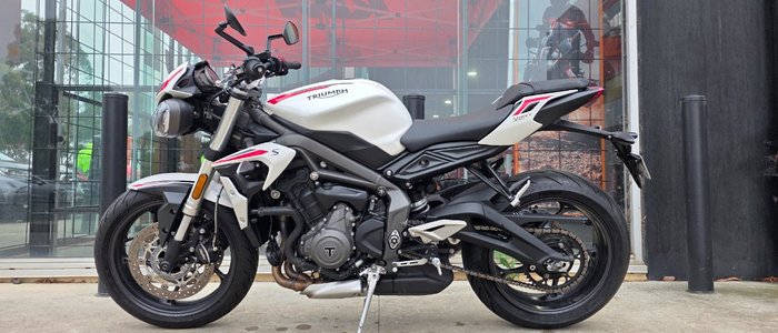 2021 Triumph STREET TRIPLE S 660 LAMS WHITE