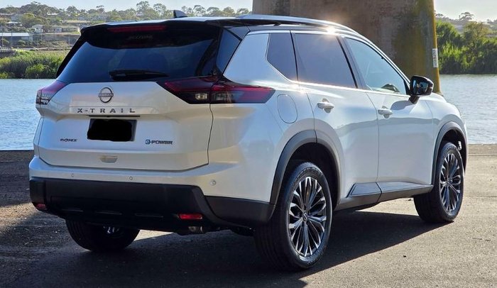 2026 Nissan X-TRAIL Ti e-POWER T33 MY26 Four Wheel Drive Everest White/Black Roof