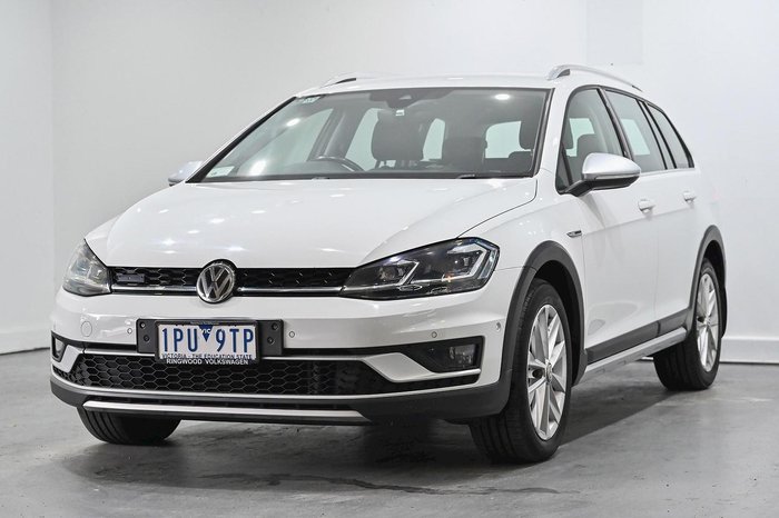 2019 Volkswagen Golf Alltrack 132TSI Premium 7.5 MY19.5 Four Wheel Drive Pure White
