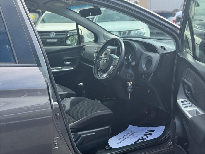 2014 TOYOTA YARIS SX NCP131R MY15 GREY