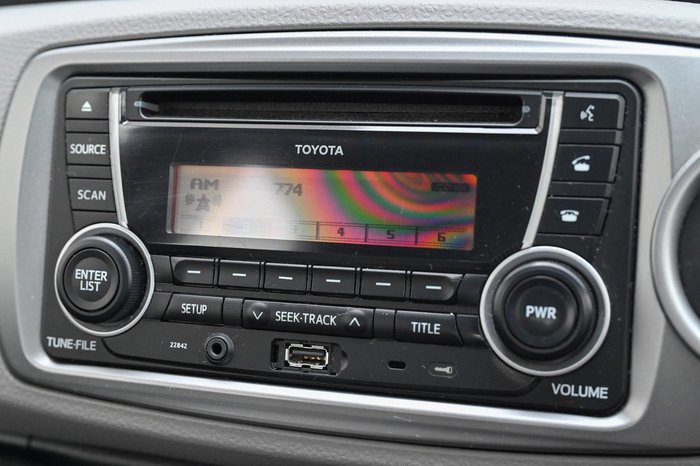 2014 Toyota Yaris YR NCP130R Cherry